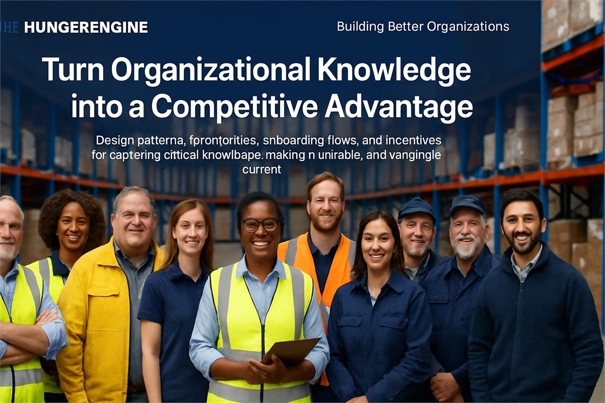 Turn Organizational Knowledge into a Competitive Advantage
