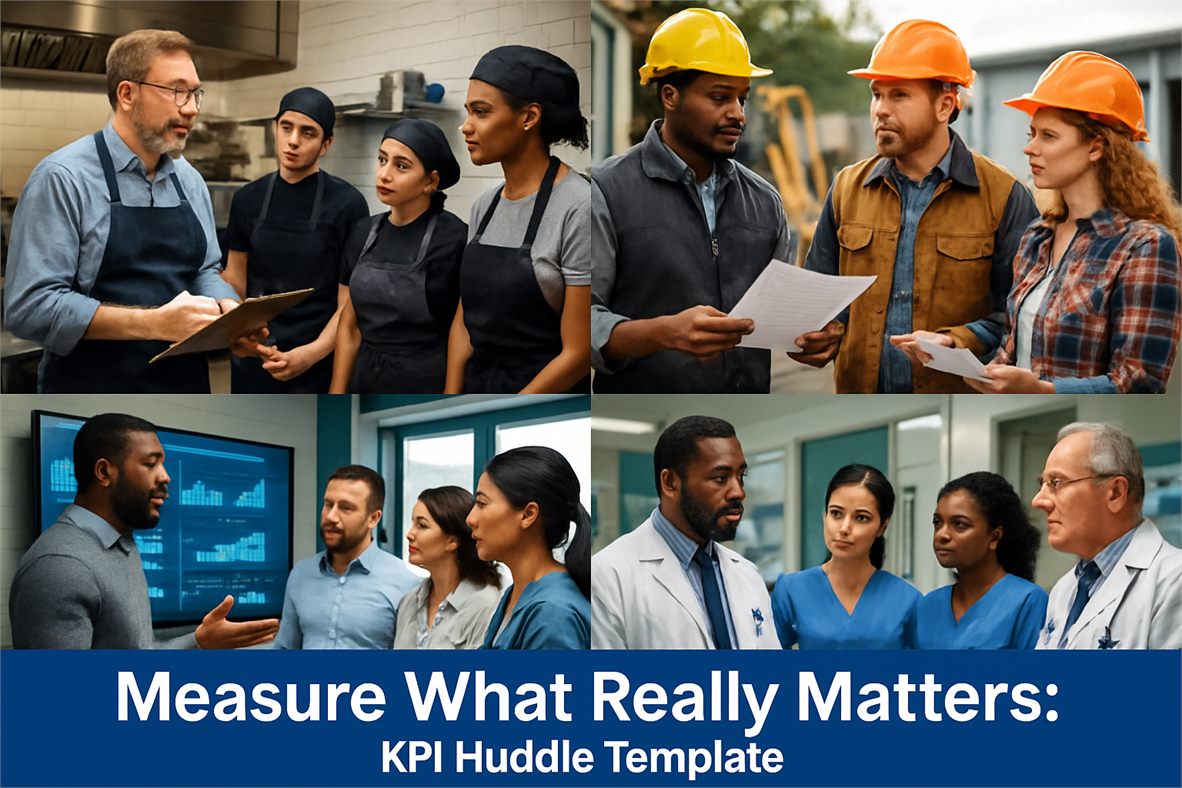 Measure What Really Matters: KPI Huddle Template