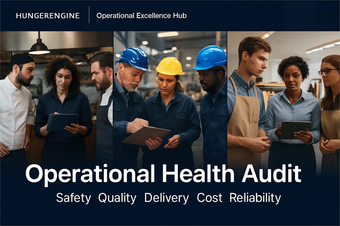 Operational Health Audit (Safety, Quality, Delivery, Cost, Reliability)