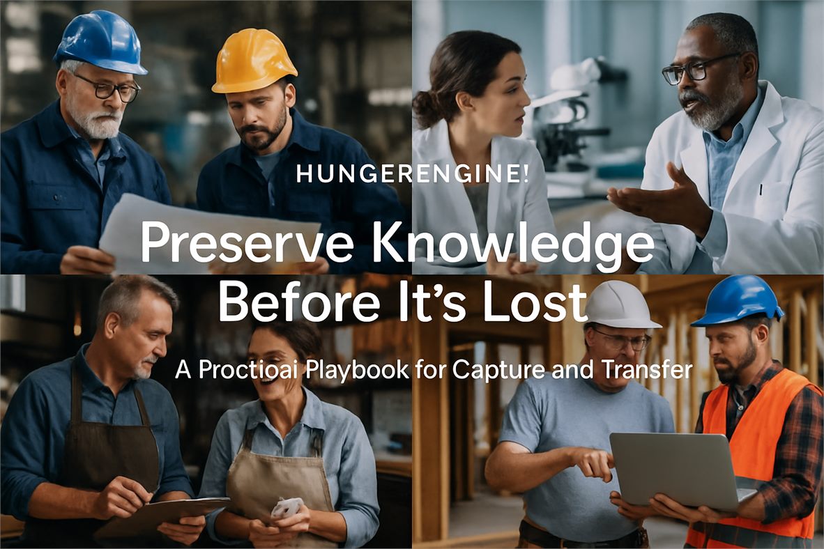 Preserve Knowledge Before It's Lost: A Practical Playbook for Capture and Transfer