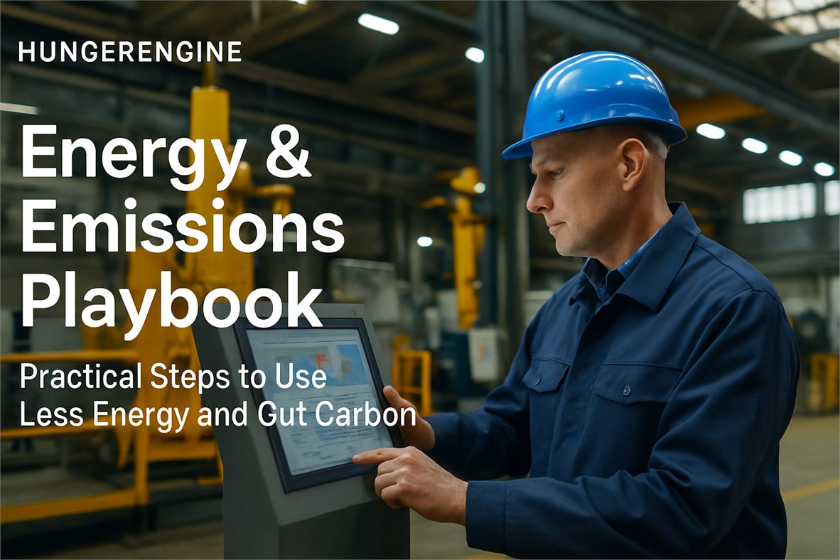 Energy & Emissions Playbook: Practical Steps to Use Less Energy and Cut Carbon