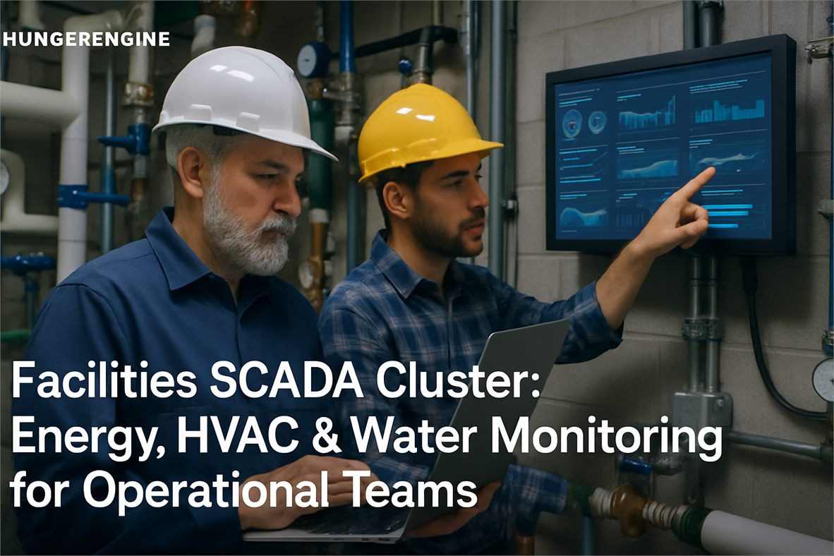 Facilities SCADA Cluster: Energy, HVAC & Water Monitoring for Operational Teams
