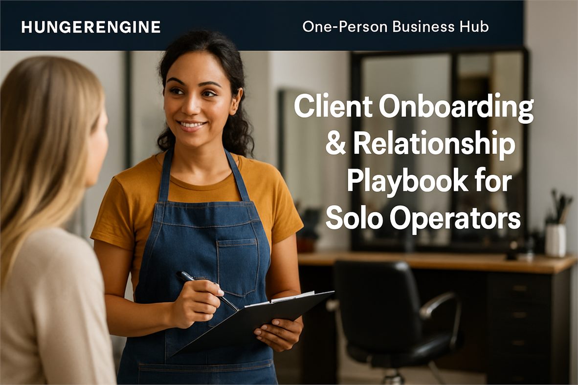 Client Onboarding & Relationship Playbook for Solo Operators